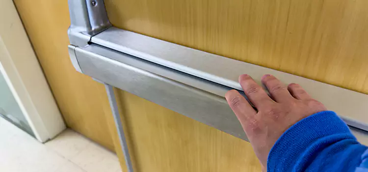 Installing a Push Bar on a Door Cape Coral